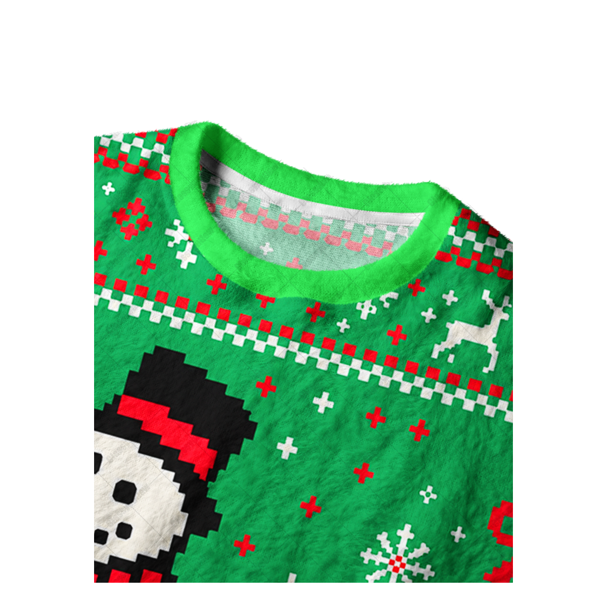 SNOWMAN MEME UGLY CHRISTMAS SWEATSHIRT — image 3
