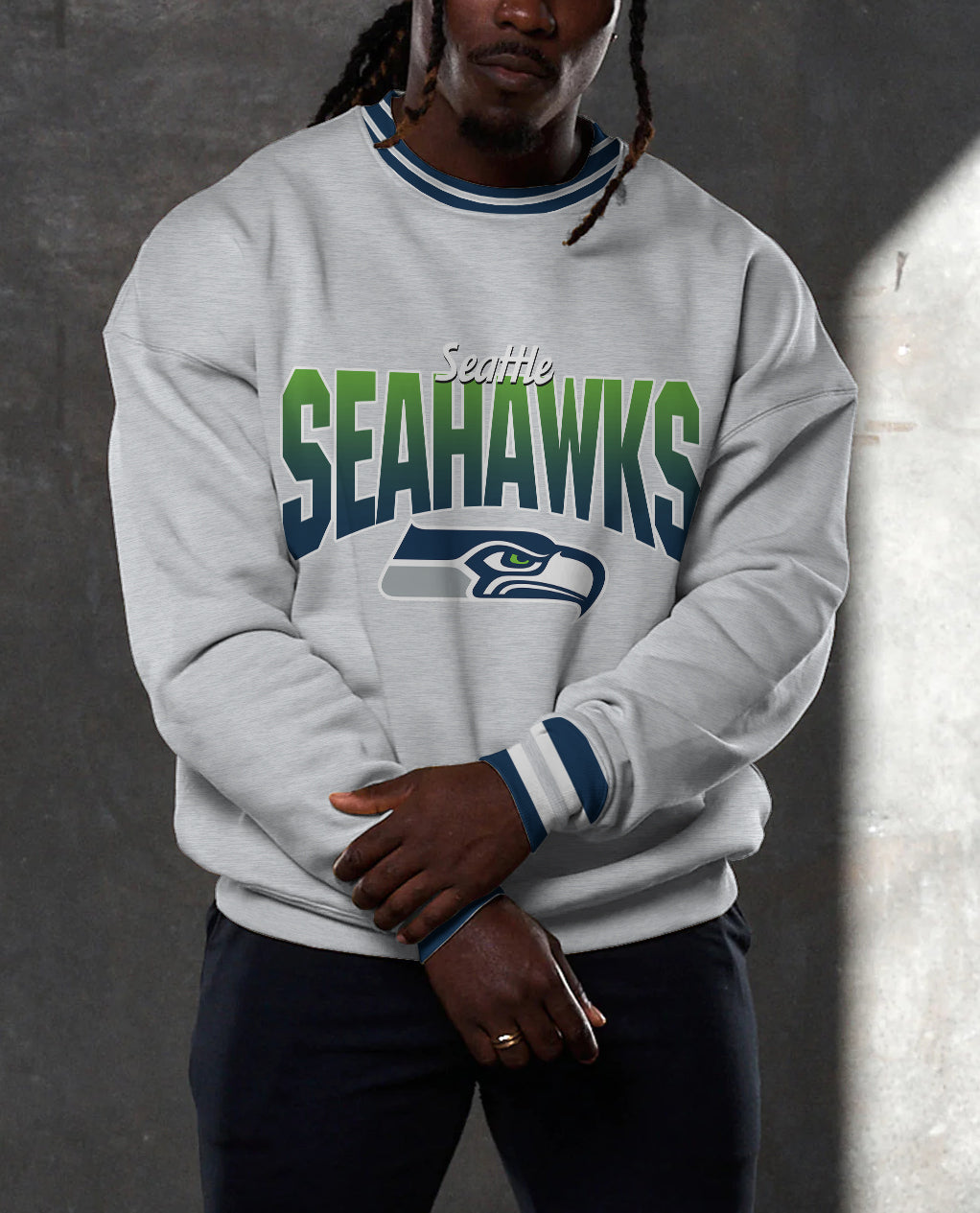 Seattle Seahawks 3D Limited Edition Crew Neck sweatshirt