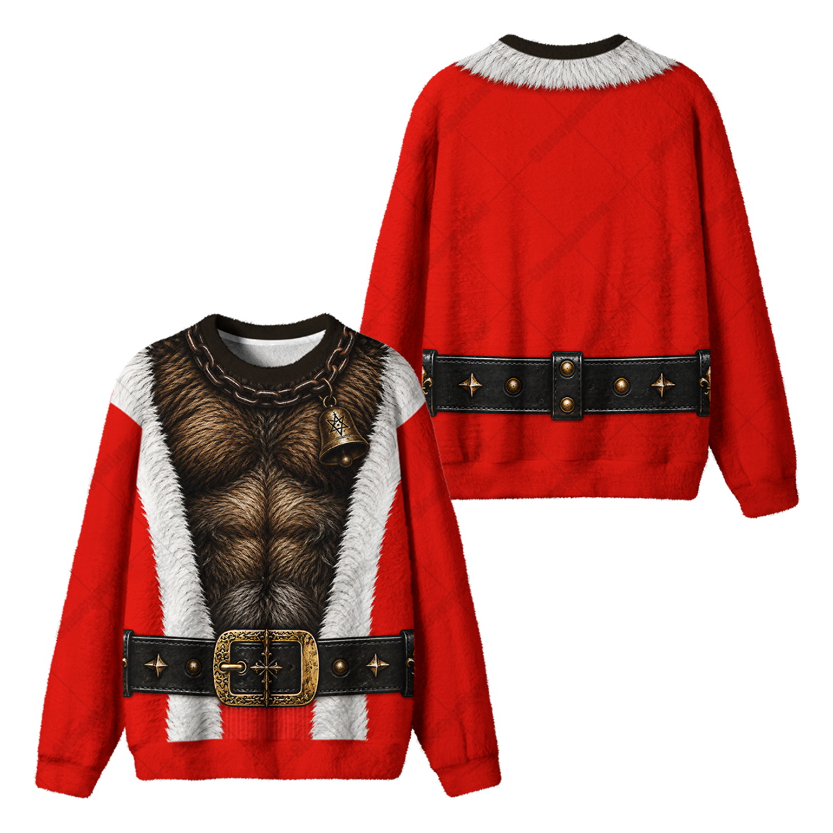 KRAMPUS UGLY CHRISTMAS SWEATSHIRT — image 2