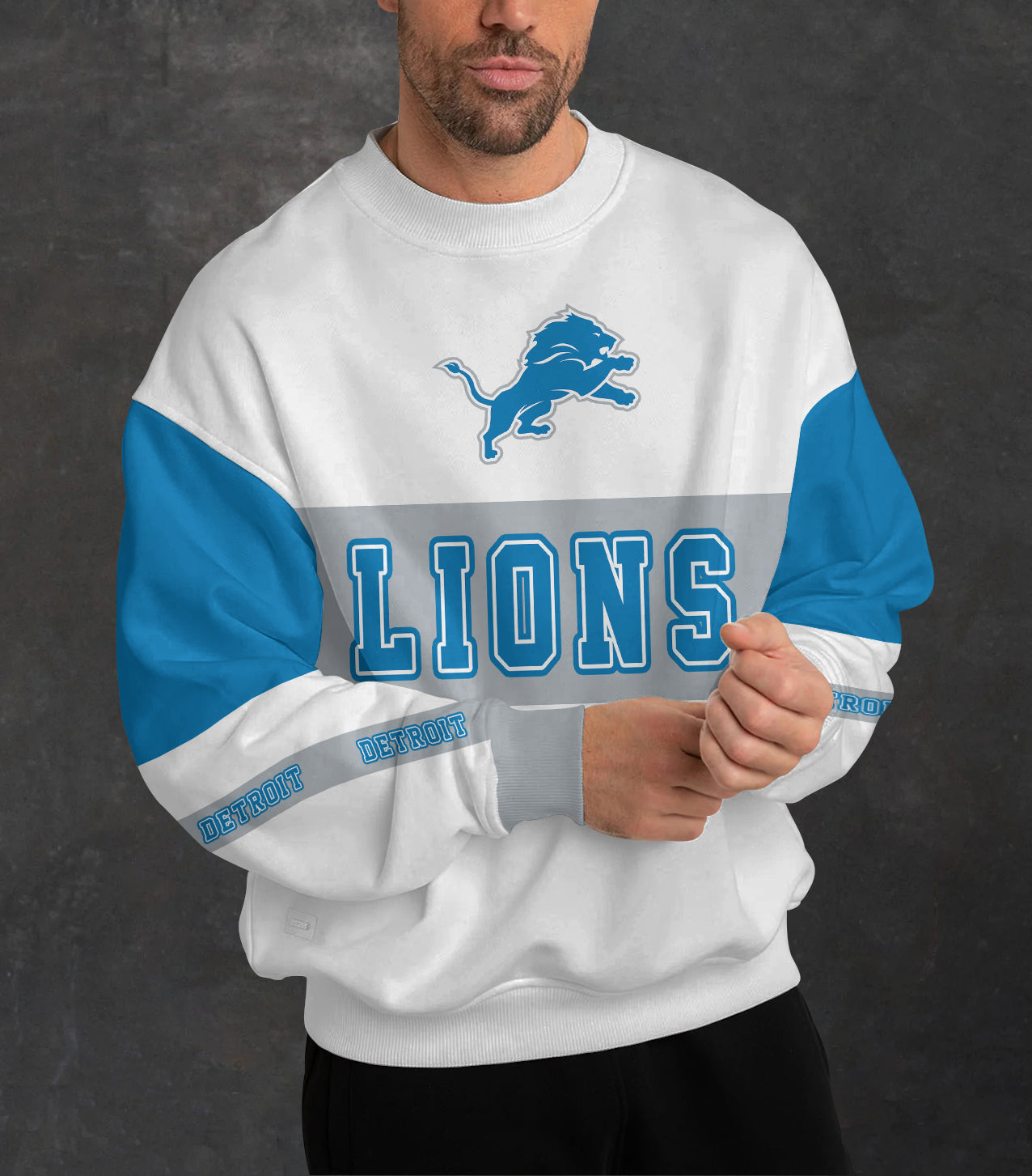 Detroit Lions 3D Limited Edition Crew Neck sweatshirt