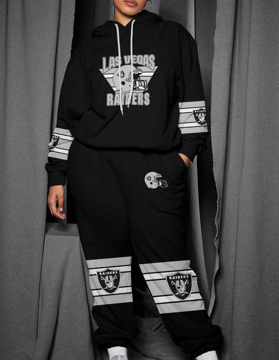 Las Vegas Raiders 3D Printed Pullover Hoodie And Sweatpant 2pcs Tracksuits