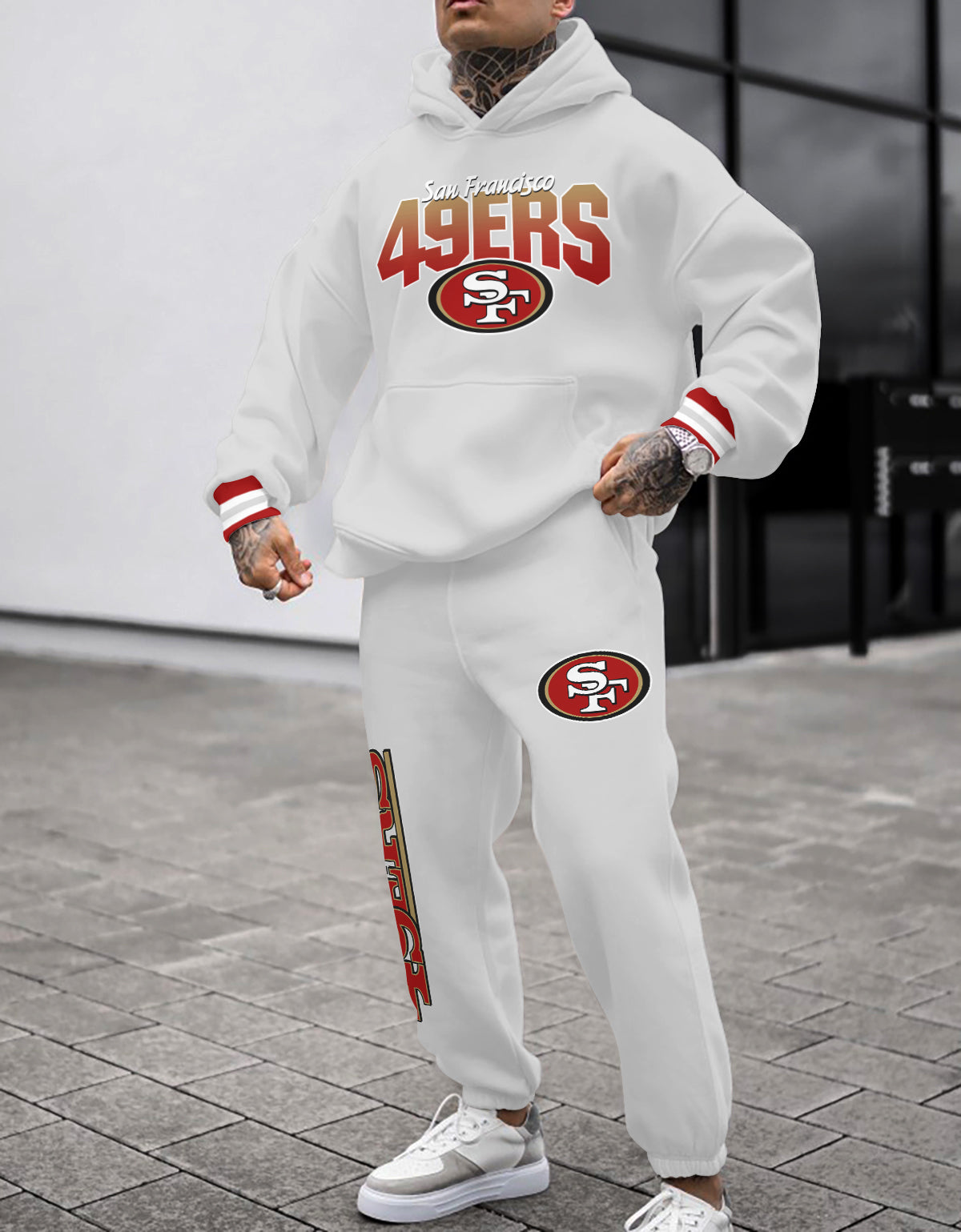 San Francisco 49ers 3D Printed Pullover Hoodie And Sweatpant 2pcs Tracksuits