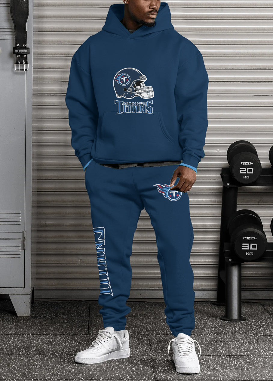 Tennessee Titans 3D Printed Pullover Hoodie And Sweatpant 2pcs Tracksuits