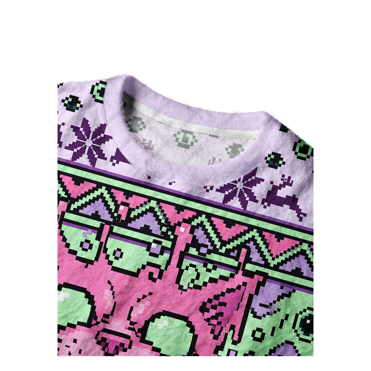 MONSTER CAT UGLY CHRISTMAS SWEATSHIRT — image 3
