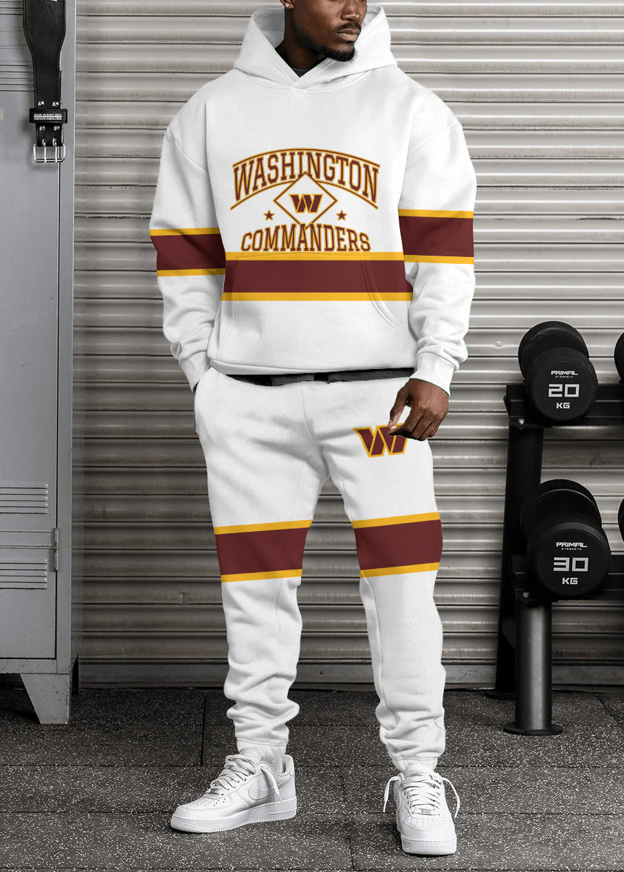 Washington Commanders 3D Printed Pullover Hoodie And Sweatpant 2pcs Tracksuits