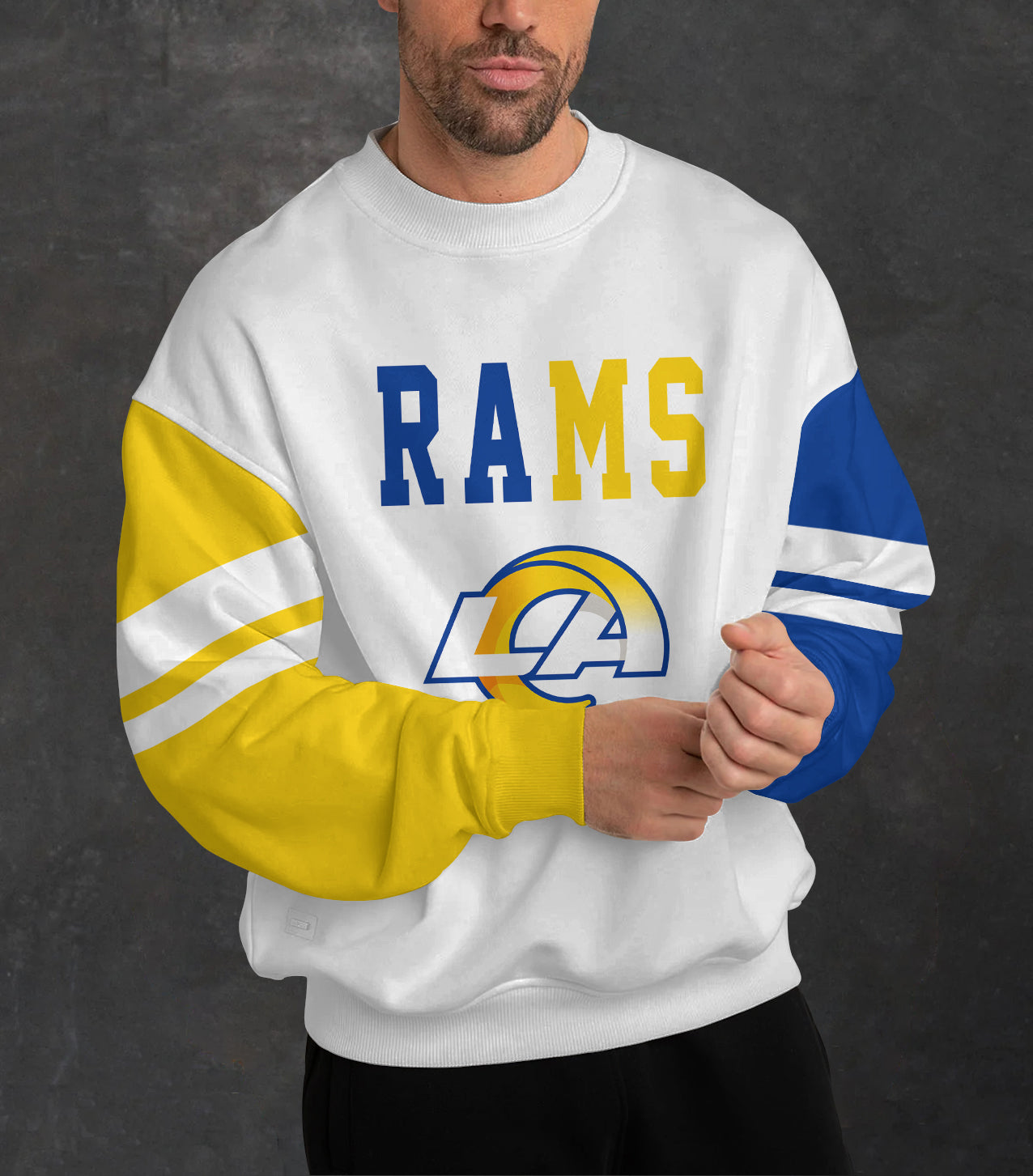 Los Angeles Rams 3D Limited Edition Crew Neck sweatshirt