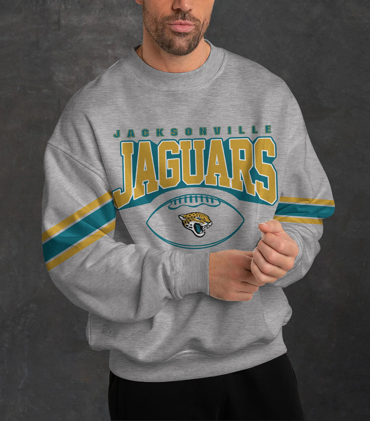Jacksonville Jaguars 3D Limited Edition Crew Neck sweatshirt