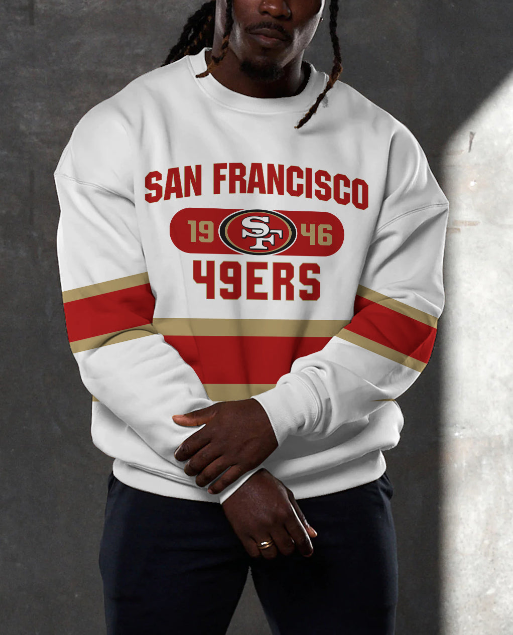 San Francisco 49ers 3D Limited Edition Crew Neck sweatshirt