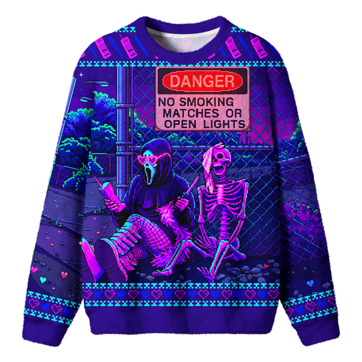CYBER GHOUL KNIT SWEATSHIRT — image 1