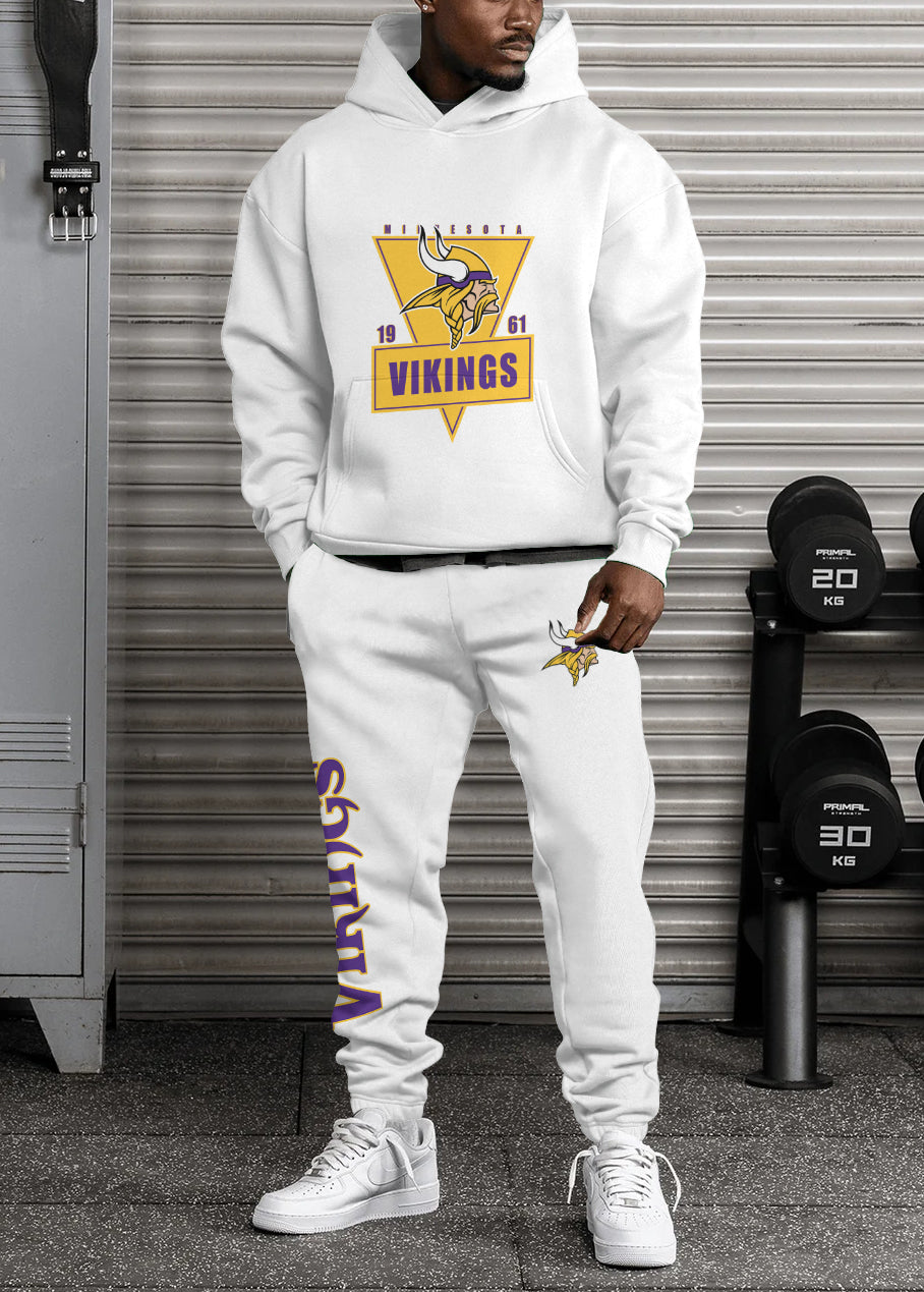 Minnesota Vikings  3D Printed Pullover Hoodie And Sweatpant 2pcs Tracksuits