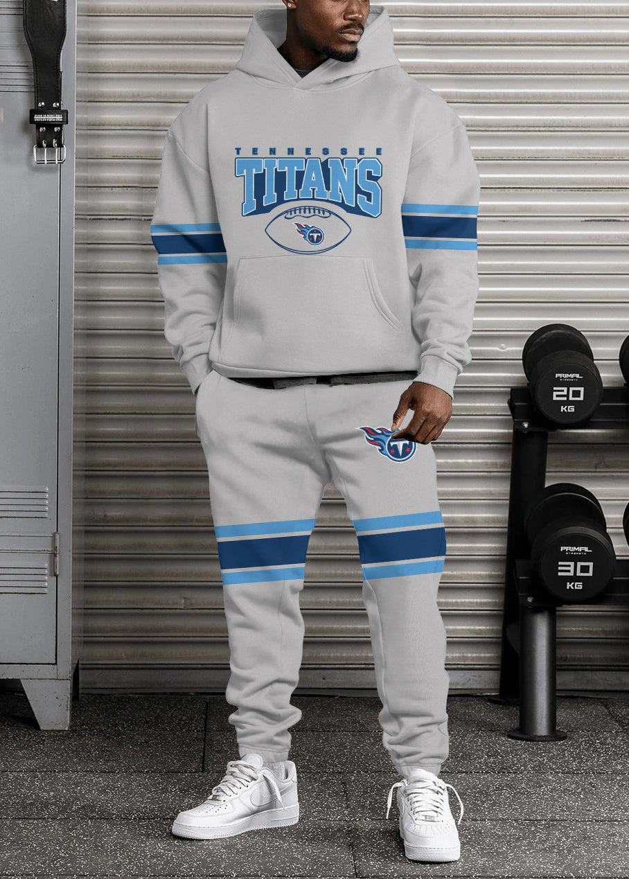 Tennessee Titans 3D Printed Pullover Hoodie And Sweatpant 2pcs Tracksuits