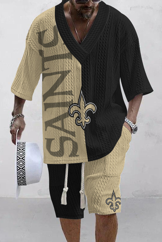 New Orleans Saints Limited Edition Top And Shorts Two-Piece Suits
