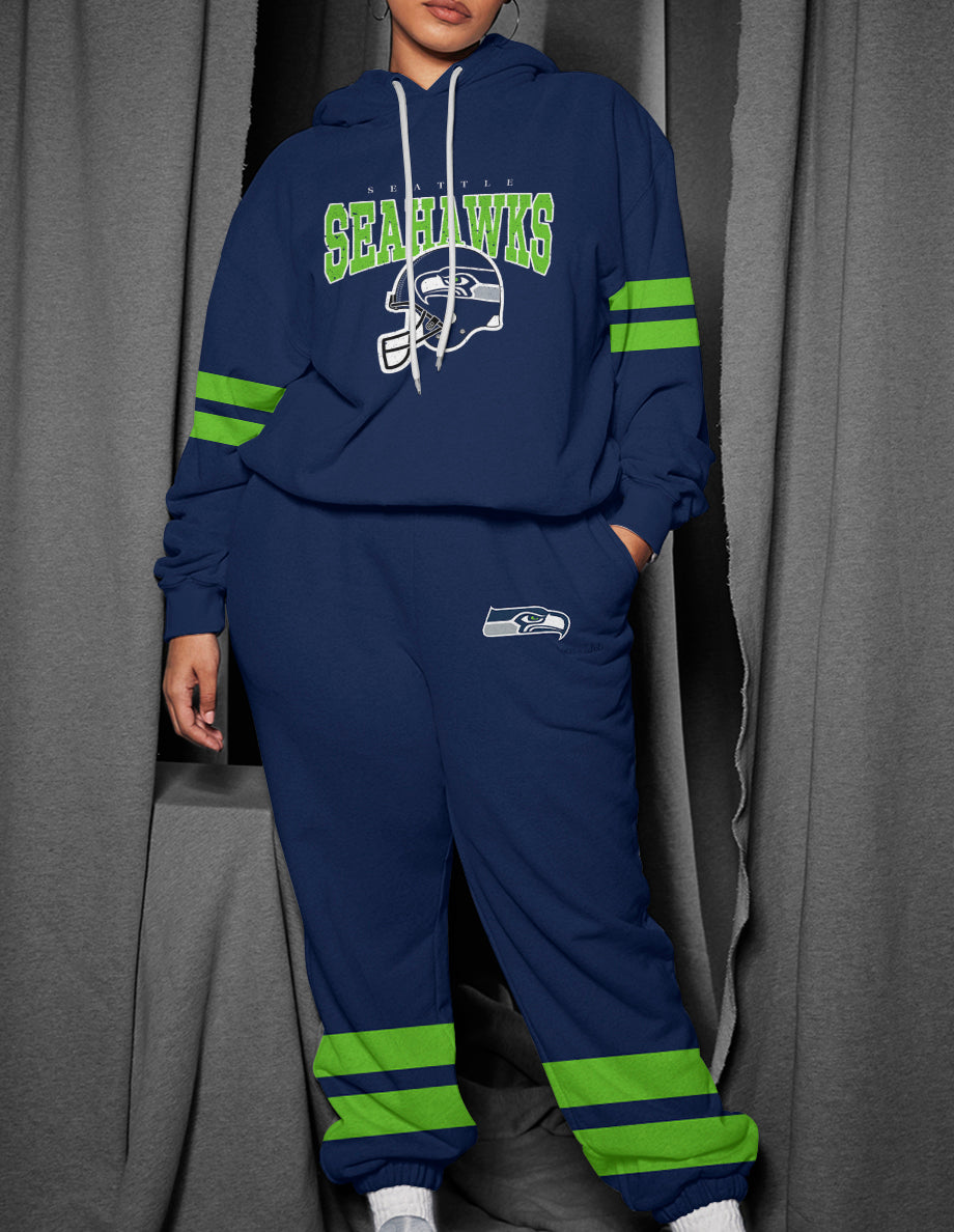 Seattle Seahawks 3D Printed Pullover Hoodie And Sweatpant 2pcs Tracksuits