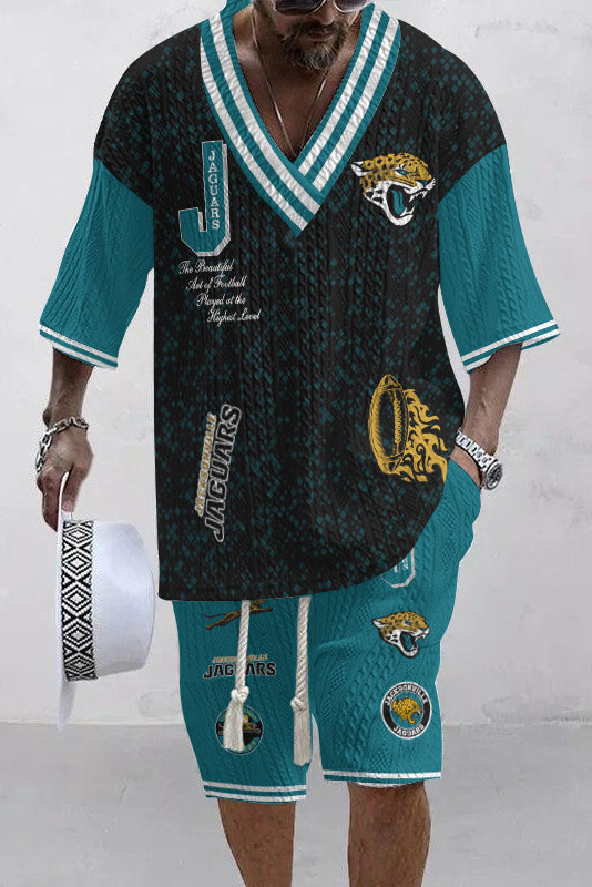 Jacksonville Jaguars Limited Edition Top And Shorts Two-Piece Suits