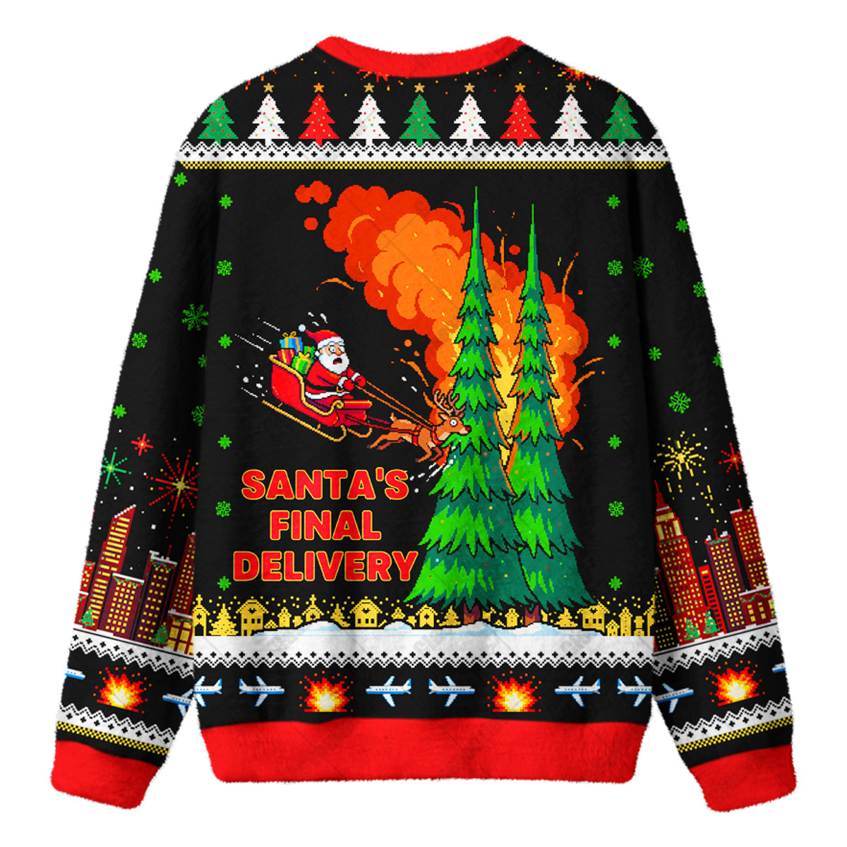FINAL DELIVERY UGLY CHRISTMAS SWEATSHIRT — image 2