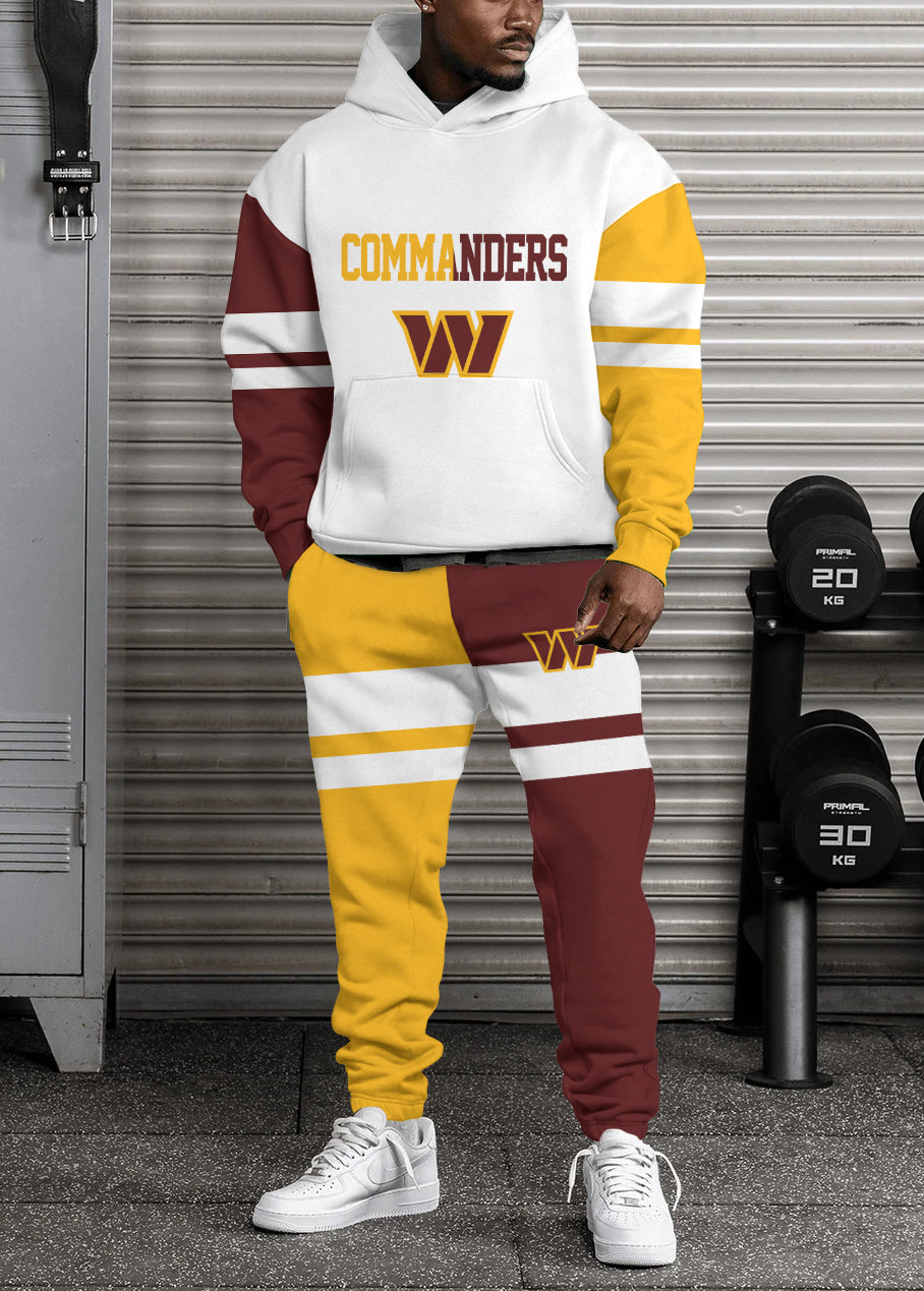 Washington Commanders 3D Printed Pullover Hoodie And Sweatpant 2pcs Tracksuits