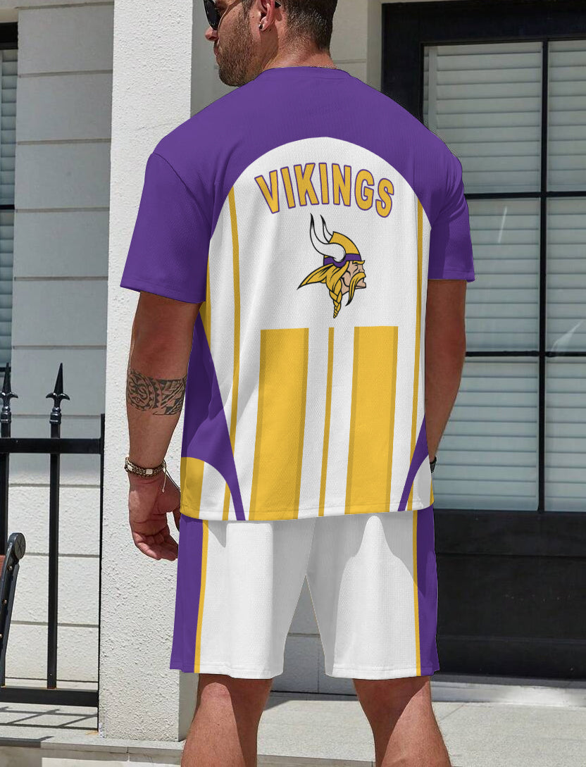 Minnesota Vikings  Limited Edition Top And Shorts Two-Piece Suits