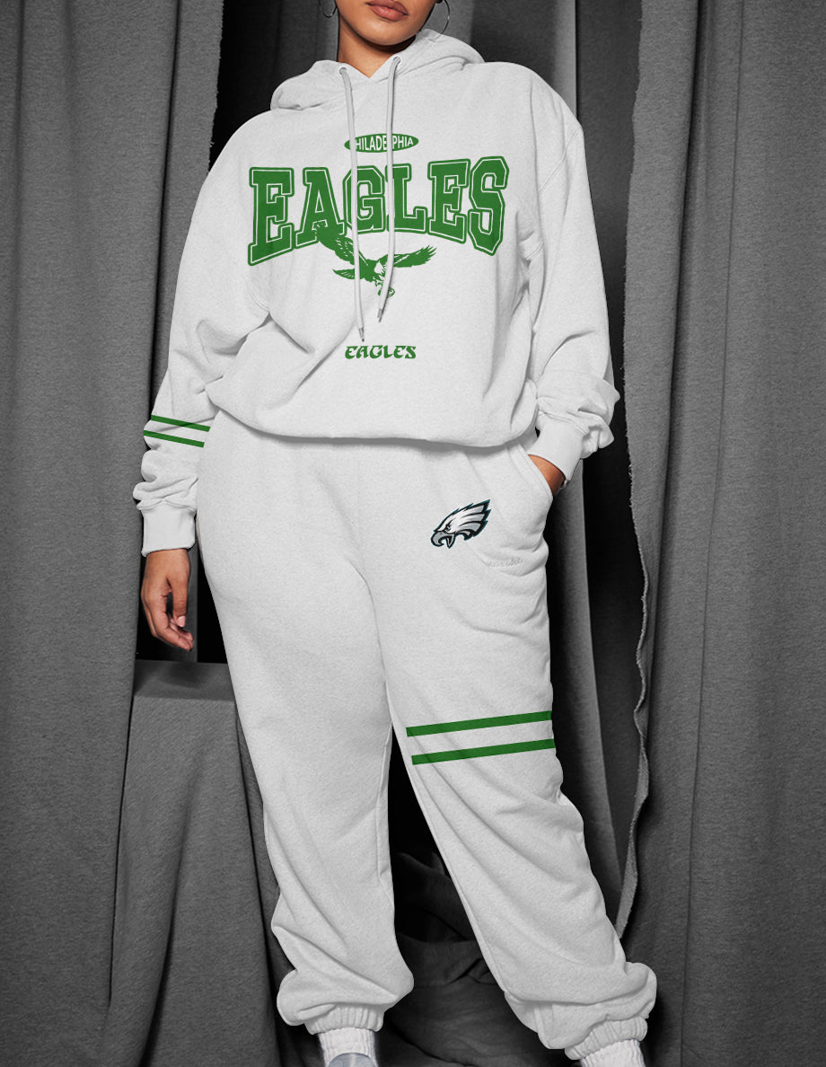 Philadelphia Eagles 3D Printed Pullover Hoodie And Sweatpant 2pcs Tracksuits