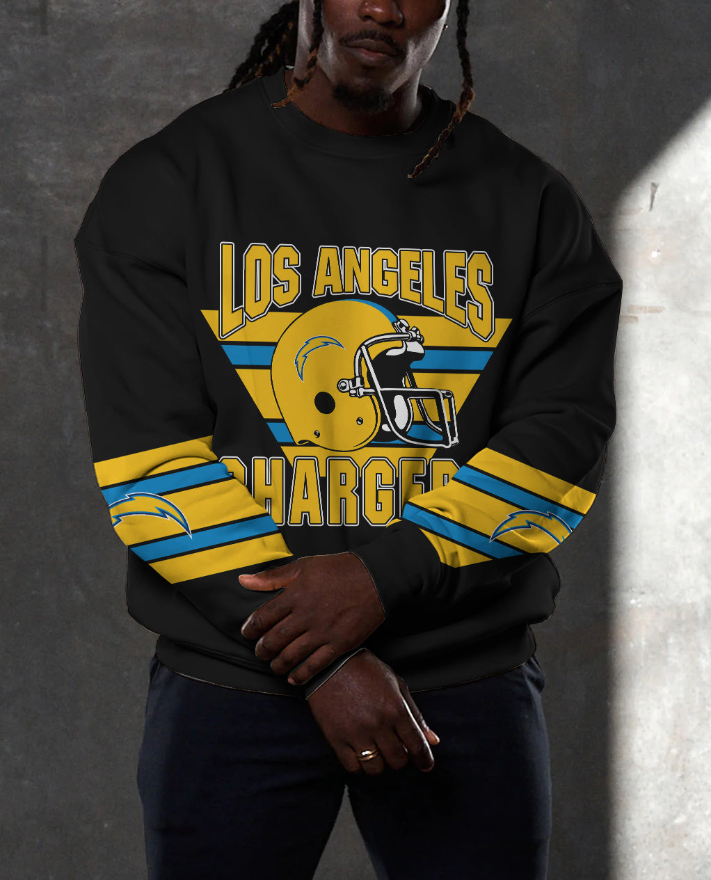 Los Angeles Chargers 3D Limited Edition Crew Neck sweatshirt