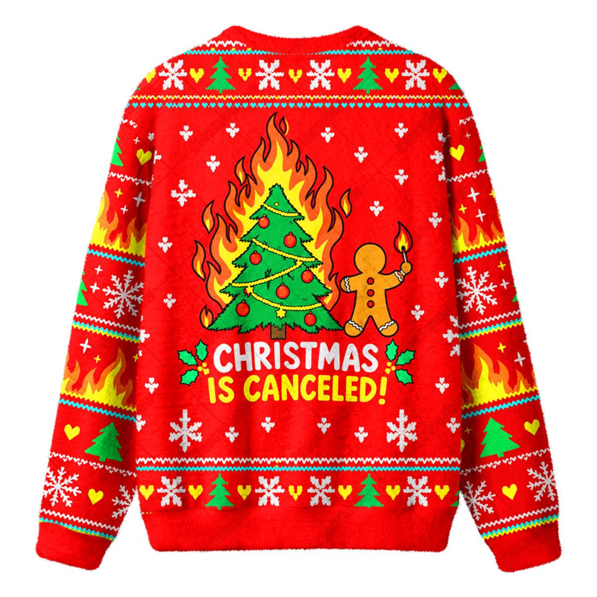 CHRISTMAS IS CANCELED UGLY CHRISTMAS SWEATSHIRT — image 2