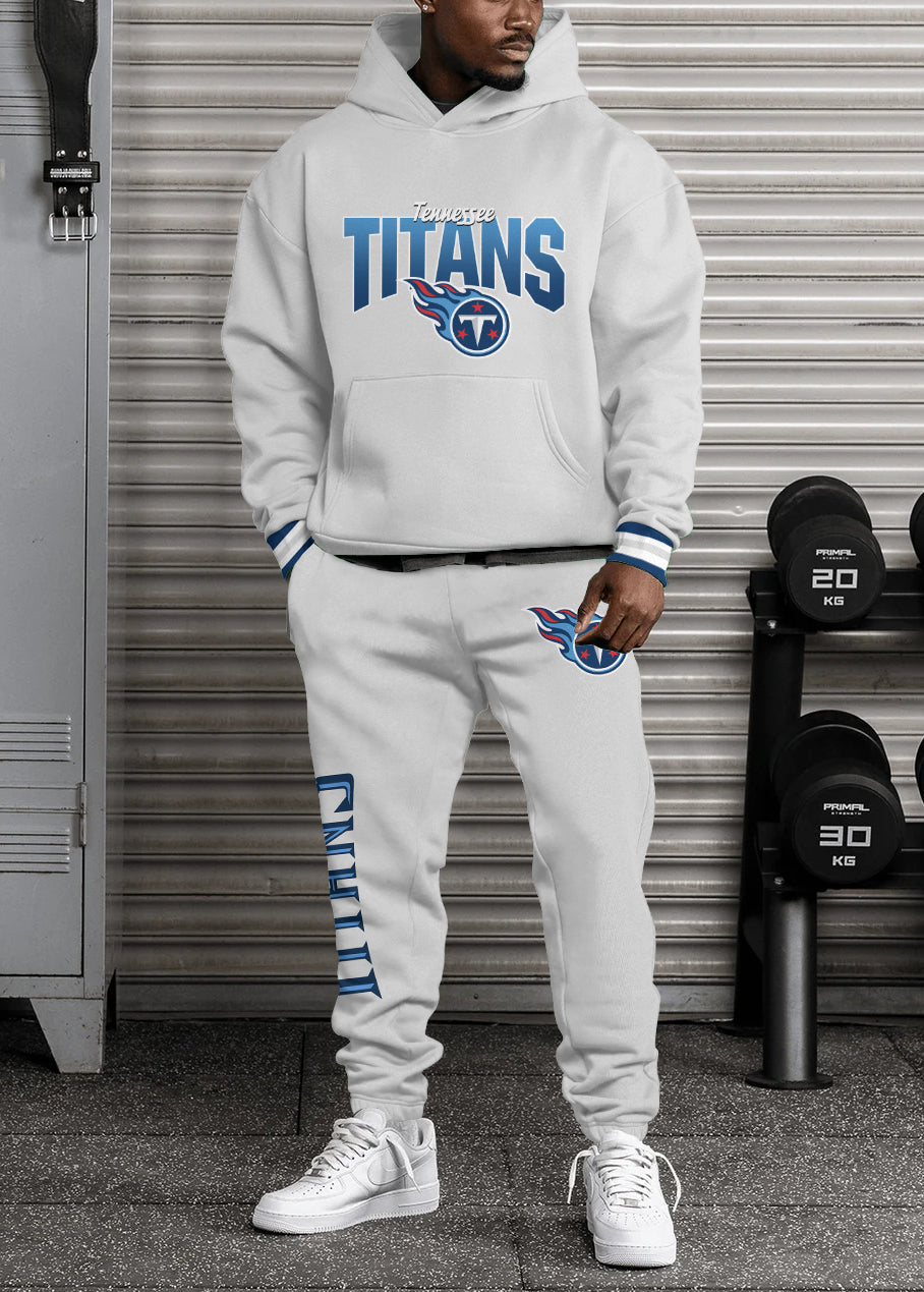Tennessee Titans 3D Printed Pullover Hoodie And Sweatpant 2pcs Tracksuits