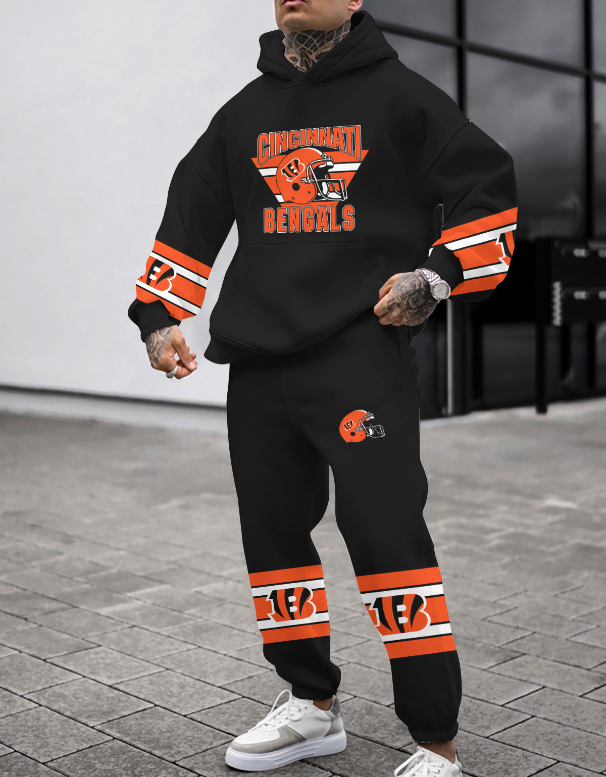 Cincinnati Bengals 3D Printed Pullover Hoodie And Sweatpant 2pcs Tracksuits