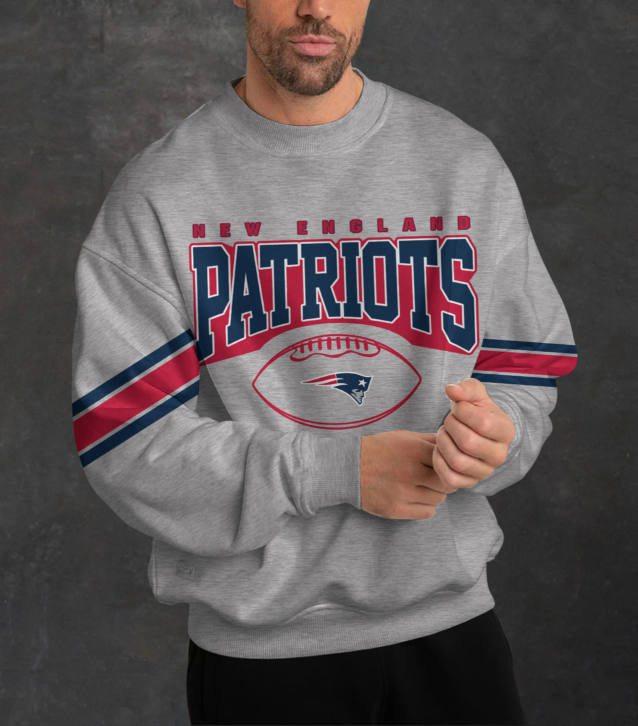 New England Patriots 3D Limited Edition Crew Neck sweatshirt