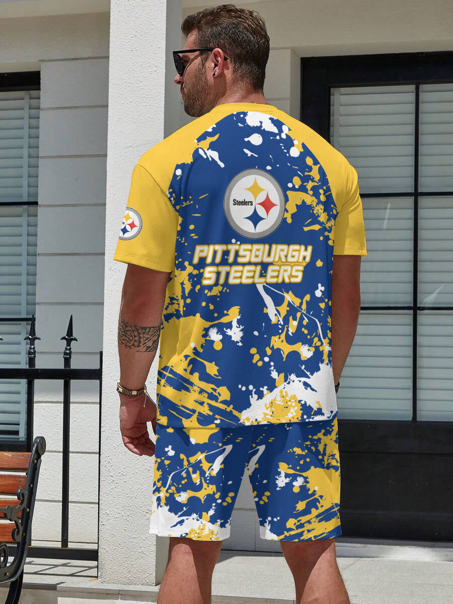 Pittsburgh Steelers Limited Edition Top And Shorts Two-Piece Suits