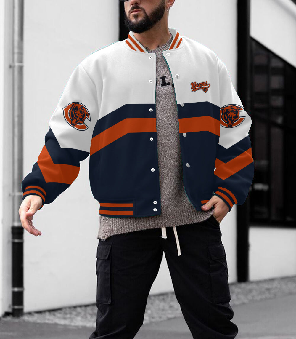 Chicago Bears Men's Limited Edition Full-Snap Casual Jacket