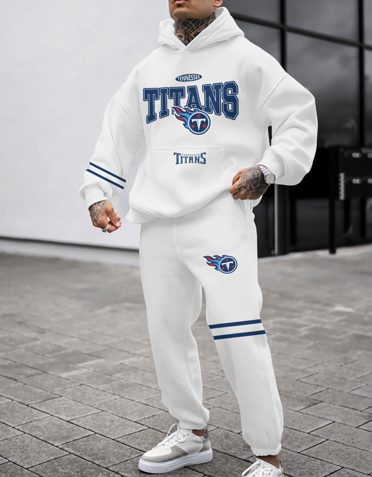 Tennessee Titans 3D Printed Pullover Hoodie And Sweatpant 2pcs Tracksuits