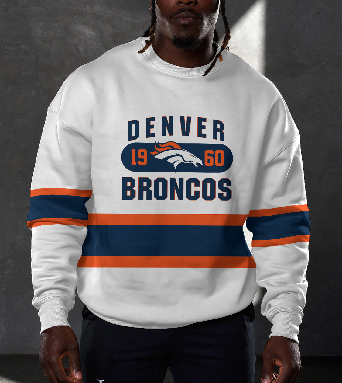 Denver Broncos 3D Limited Edition Crew Neck sweatshirt