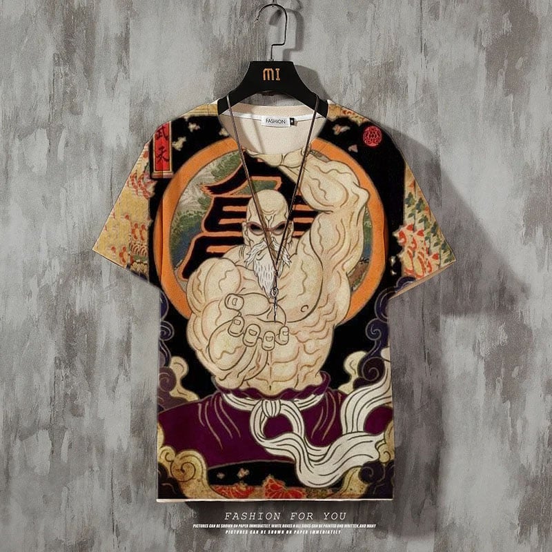 Men's Fashion Print Casual Short Sleeve T-Shirt