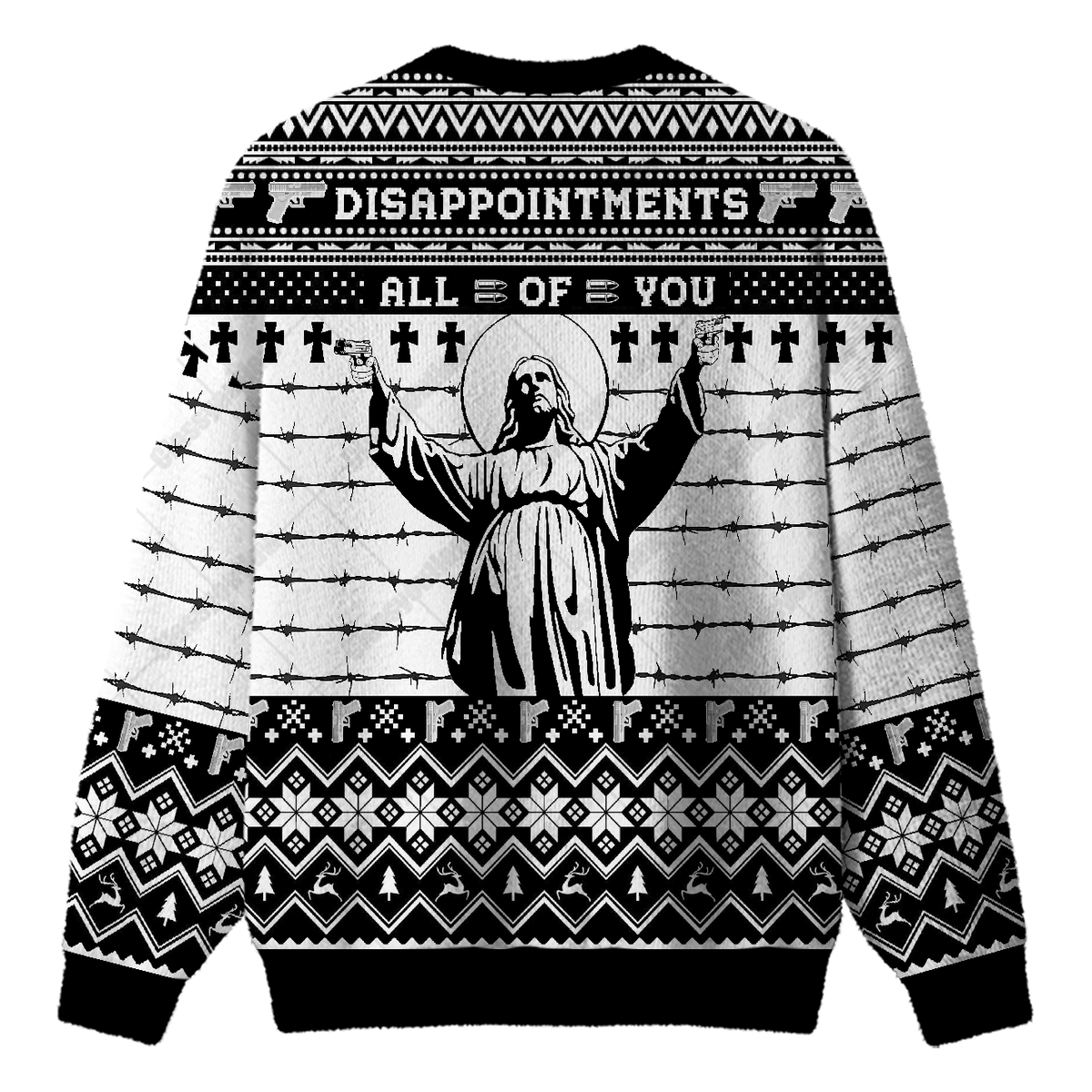 DISAPPOINTMENT SAINT UGLY CHRISTMAS SWEATSHIRT — image 2