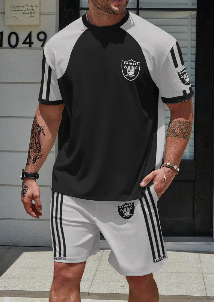 Las Vegas Raiders Limited Edition Top And Shorts Two-Piece Suits