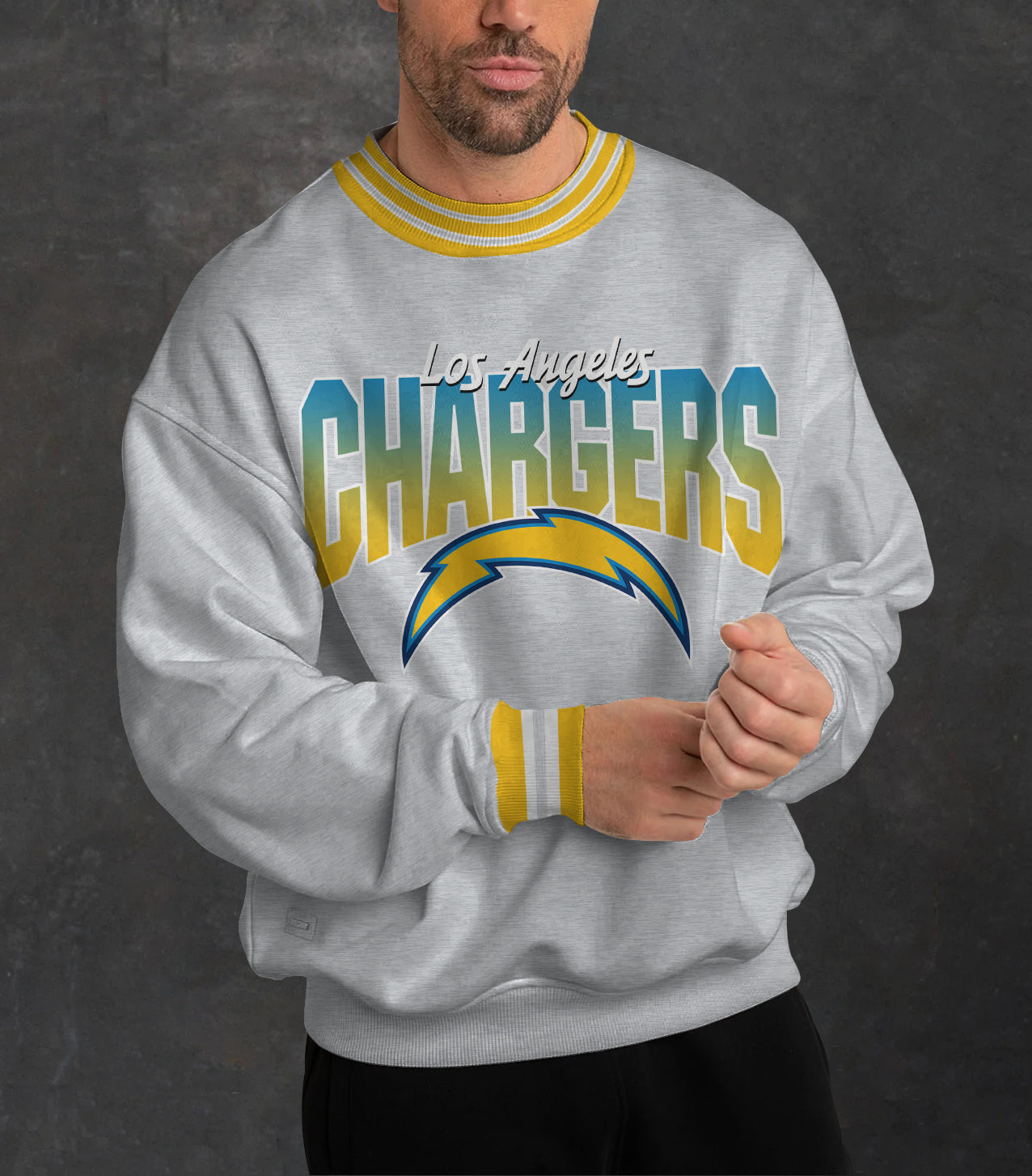 Los Angeles Chargers 3D Limited Edition Crew Neck sweatshirt