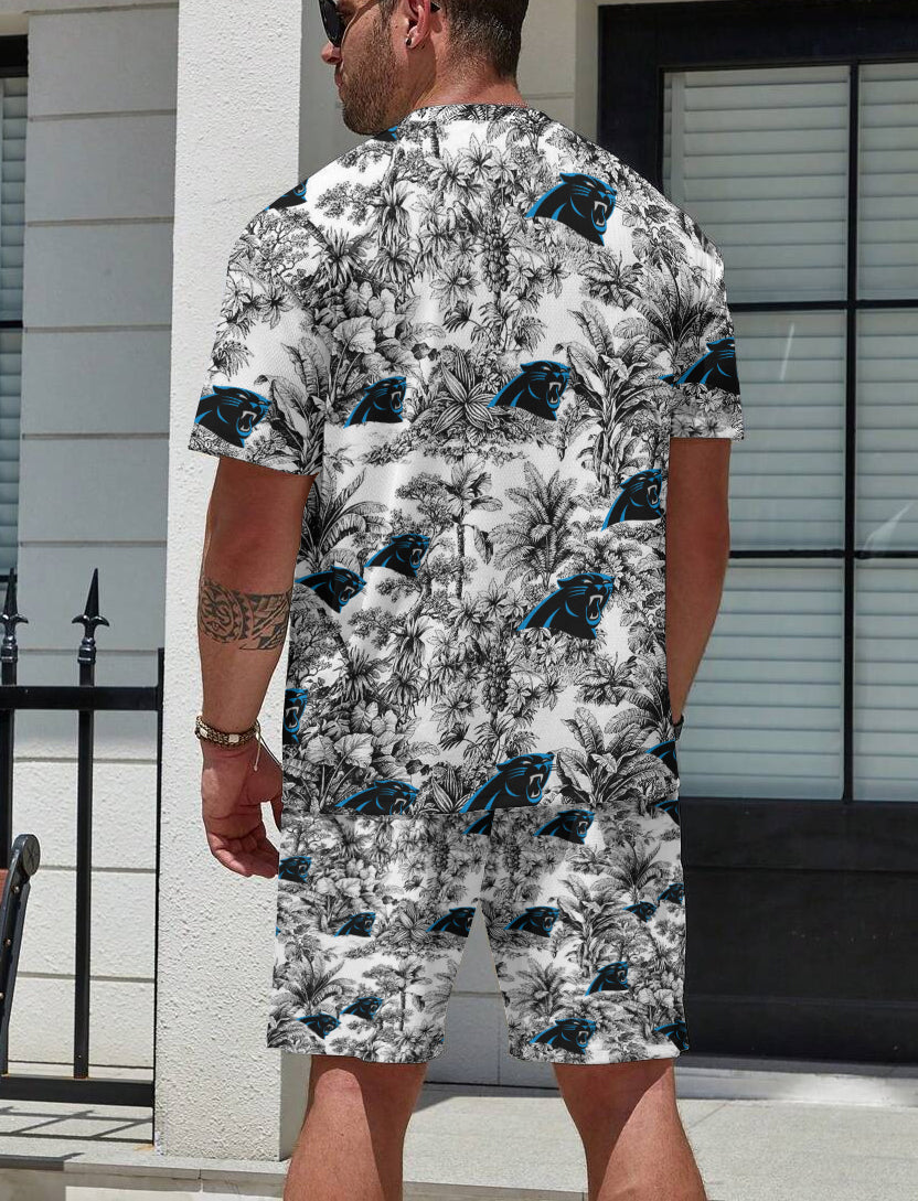 Carolina Panthers Limited Edition Top And Shorts Two-Piece Suits