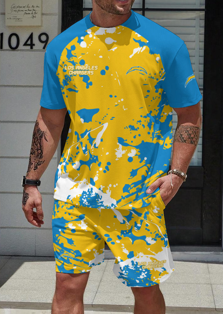 Los Angeles Chargers Limited Edition Top And Shorts Two-Piece Suits
