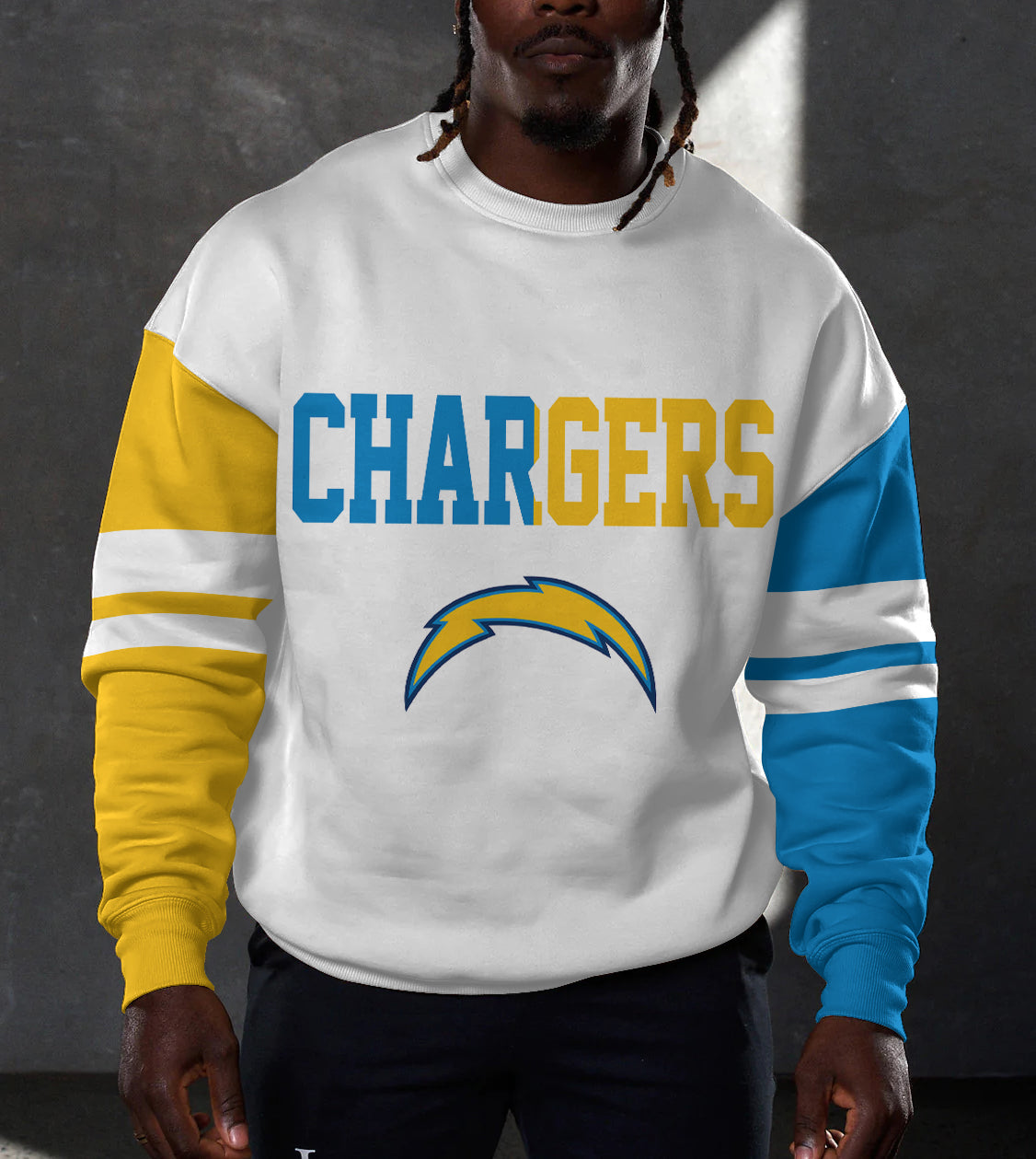 Los Angeles Chargers 3D Limited Edition Crew Neck sweatshirt