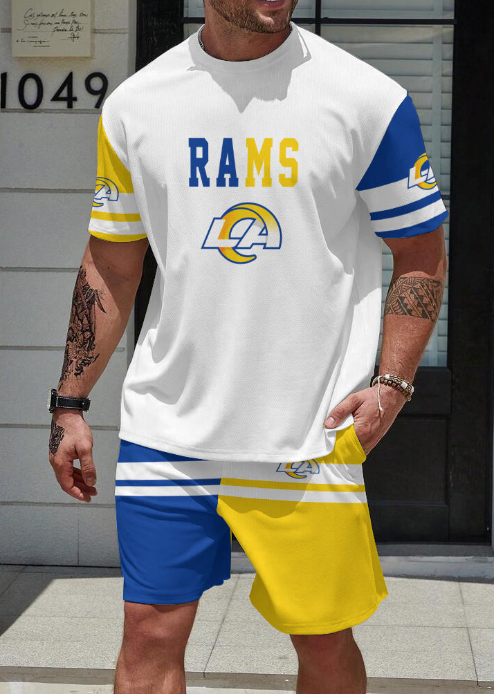 Los Angeles Rams  Limited Edition Top And Shorts Two-Piece Suits
