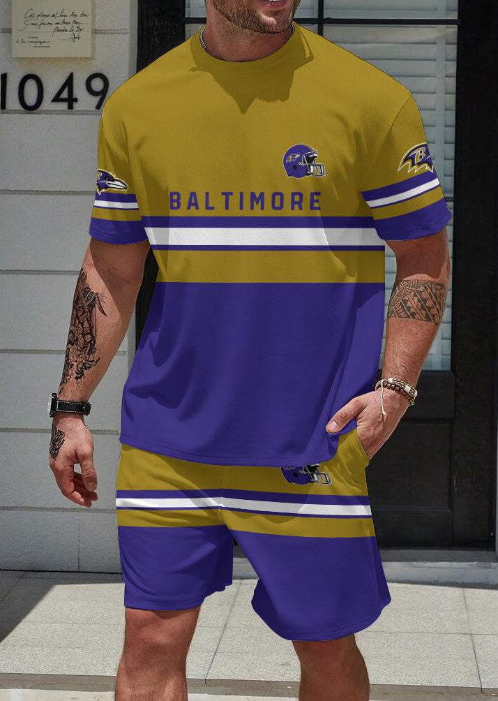 Baltimore Ravens Limited Edition Top And Shorts Two-Piece Suits