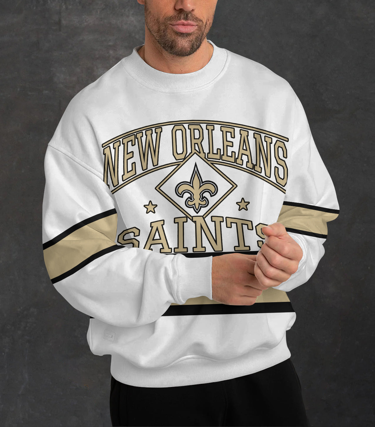 New Orleans Saints 3D Limited Edition Crew Neck sweatshirt