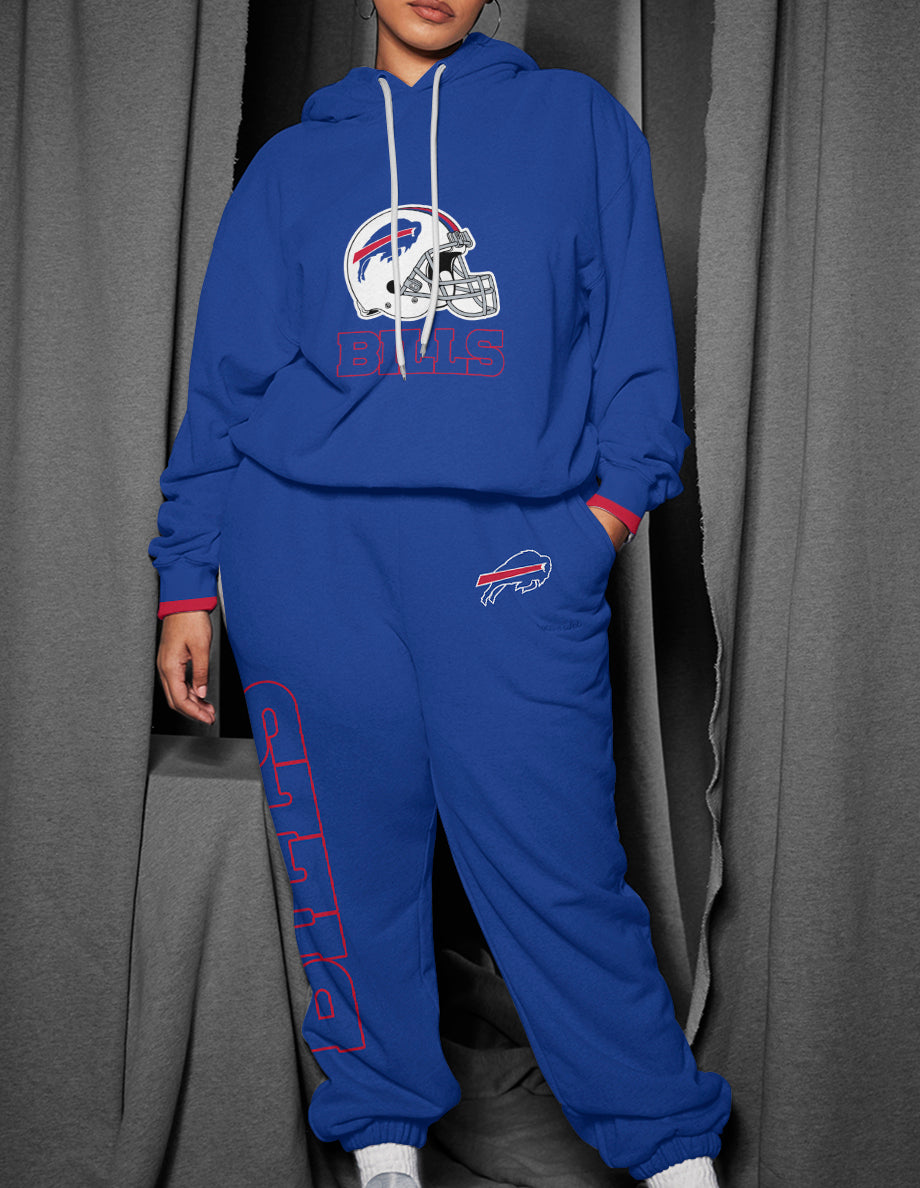 Buffalo Bills 3D Printed Pullover Hoodie And Sweatpant 2pcs Tracksuits