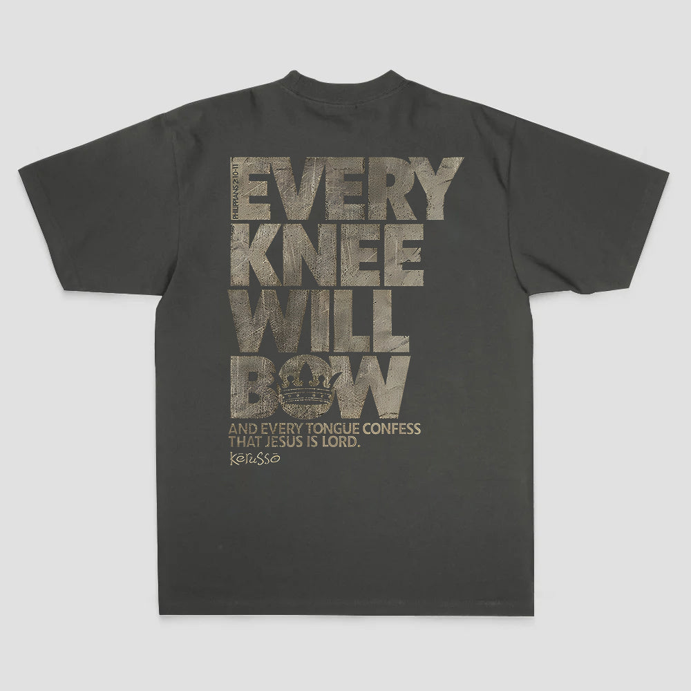 Every Knee Will Bow Printed Men's T-Shirt