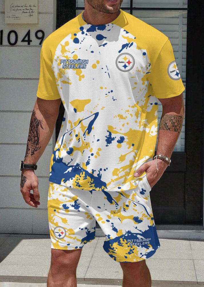 Pittsburgh Steelers Limited Edition Top And Shorts Two-Piece Suits