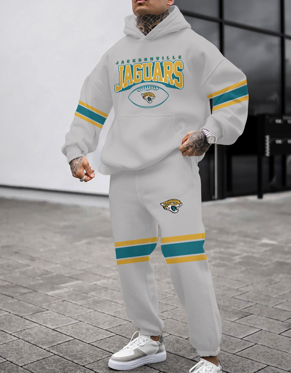 Jacksonville Jaguars 3D Printed Pullover Hoodie And Sweatpant 2pcs Tracksuits