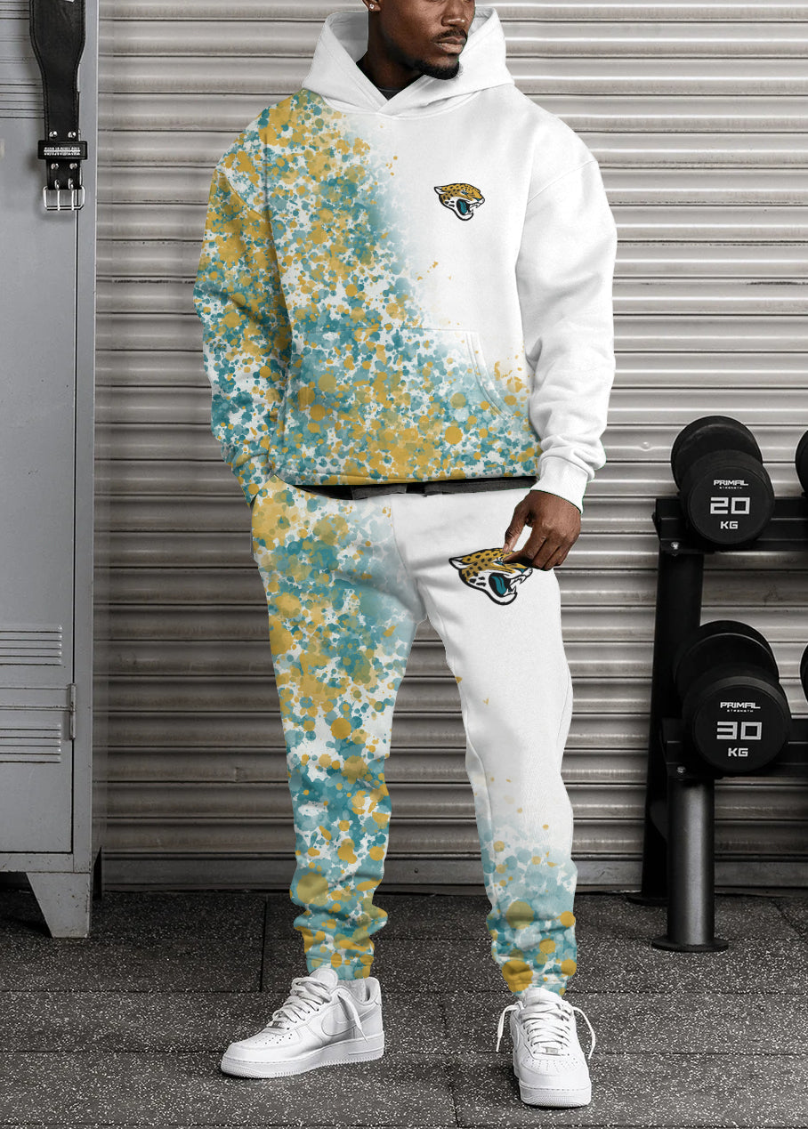 Jacksonville Jaguars 3D Printed Pullover Hoodie And Sweatpant 2pcs Tracksuits