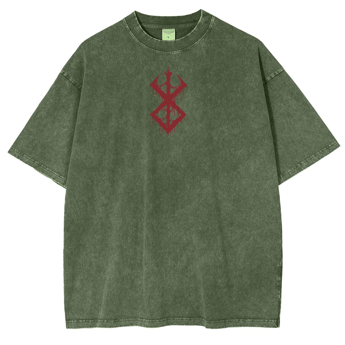 Guts Cursed Armor Grim Unisex Washed T-Shirt