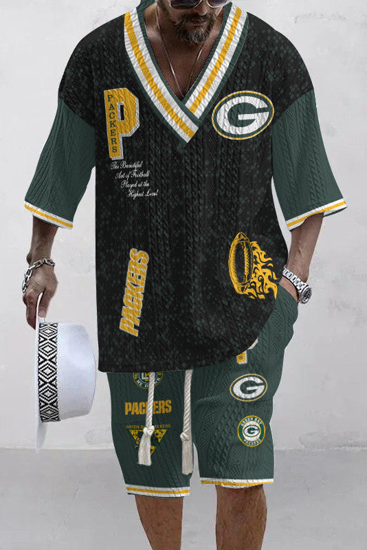 Green Bay Packers Limited Edition Top And Shorts Two-Piece Suits