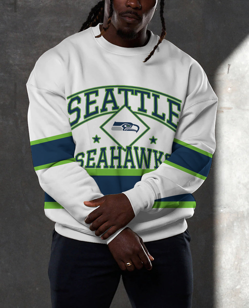 Seattle Seahawks 3D Limited Edition Crew Neck sweatshirt