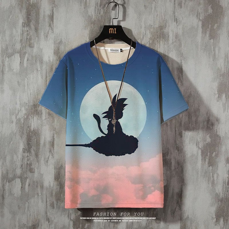 Men's Fashion Print Casual Short Sleeve T-Shirt